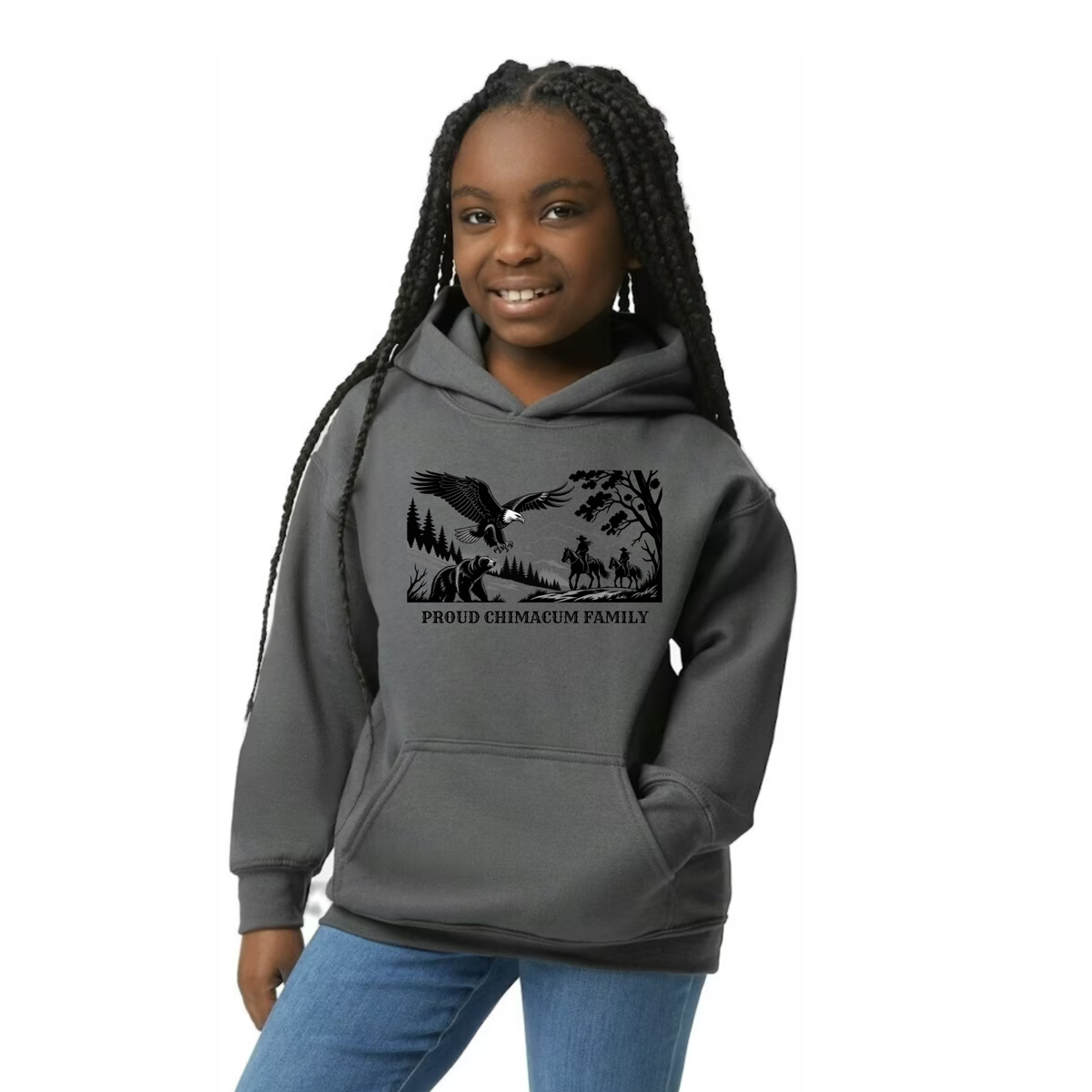 Proud Chimacum Family - Youth Hoodie