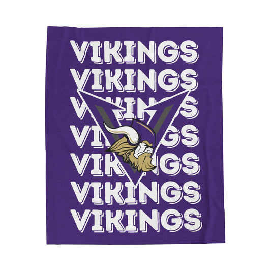 Purple Viking Plush Blanket