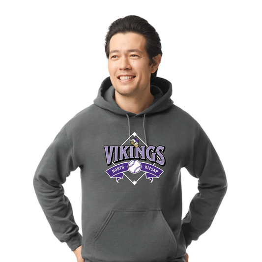 NK Baseball Banner Diamond Logo - Hoodie