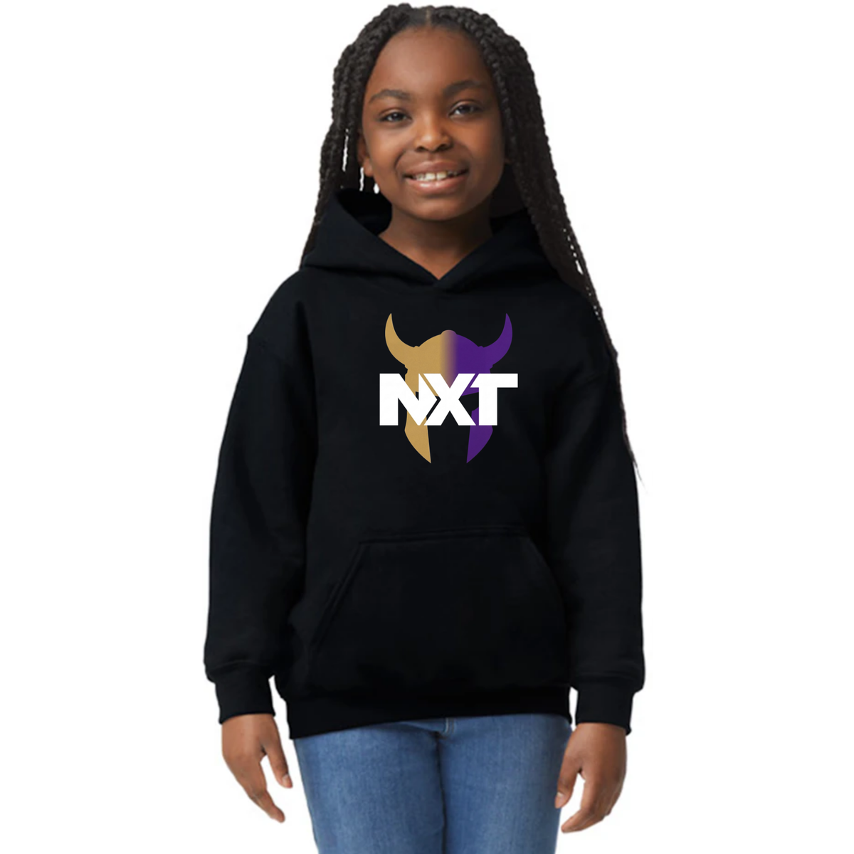 NXT Basketball - Viking Helmet - Youth Hoodie