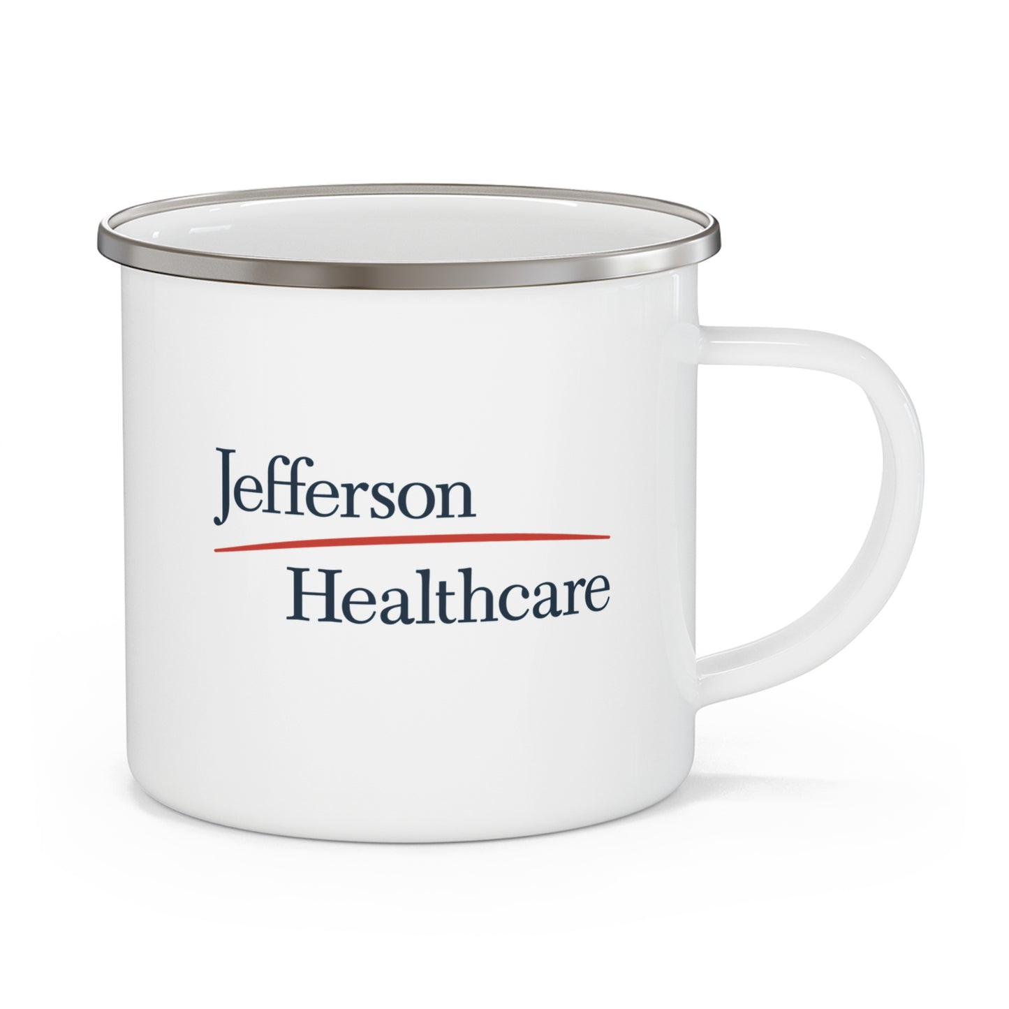 Jefferson Healthcare Enamel Camping Mug