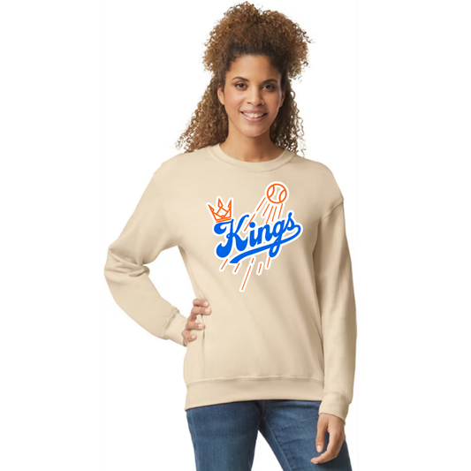 Kings Baseball - Team Logo - Crewneck