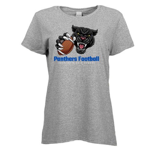 Panther Fan Football - Softstyle Womens tshirt