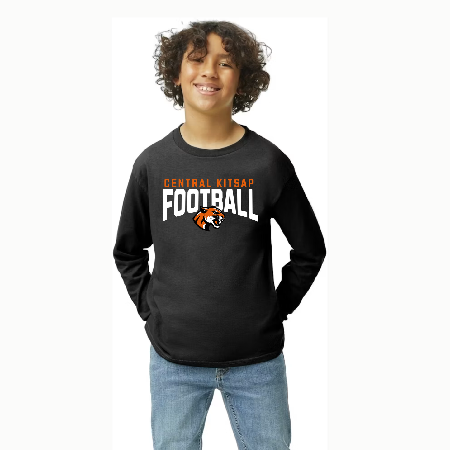 Central Kitsap Football Long Sleeve Tshirt - Youth