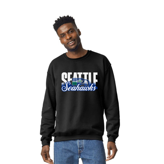 Retro Hawks - White - Unisex Crew