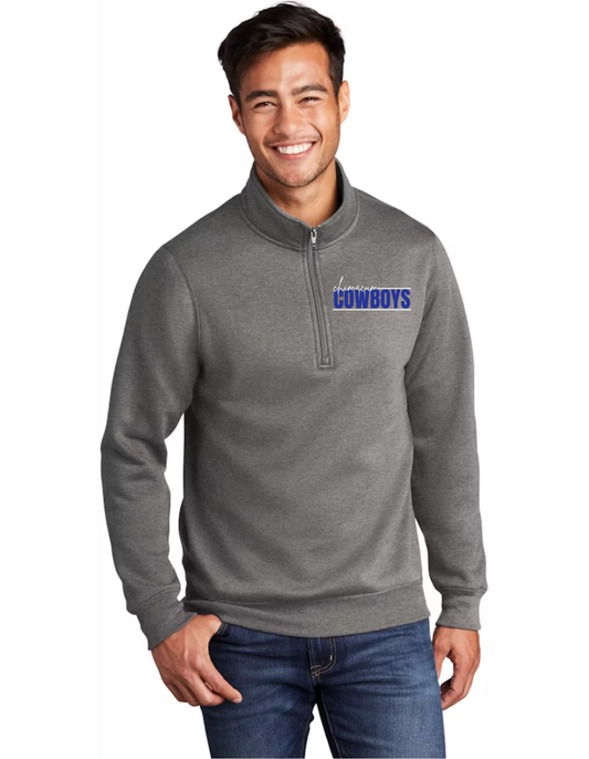 Cowboys  1/4 zip pull over - Unisex