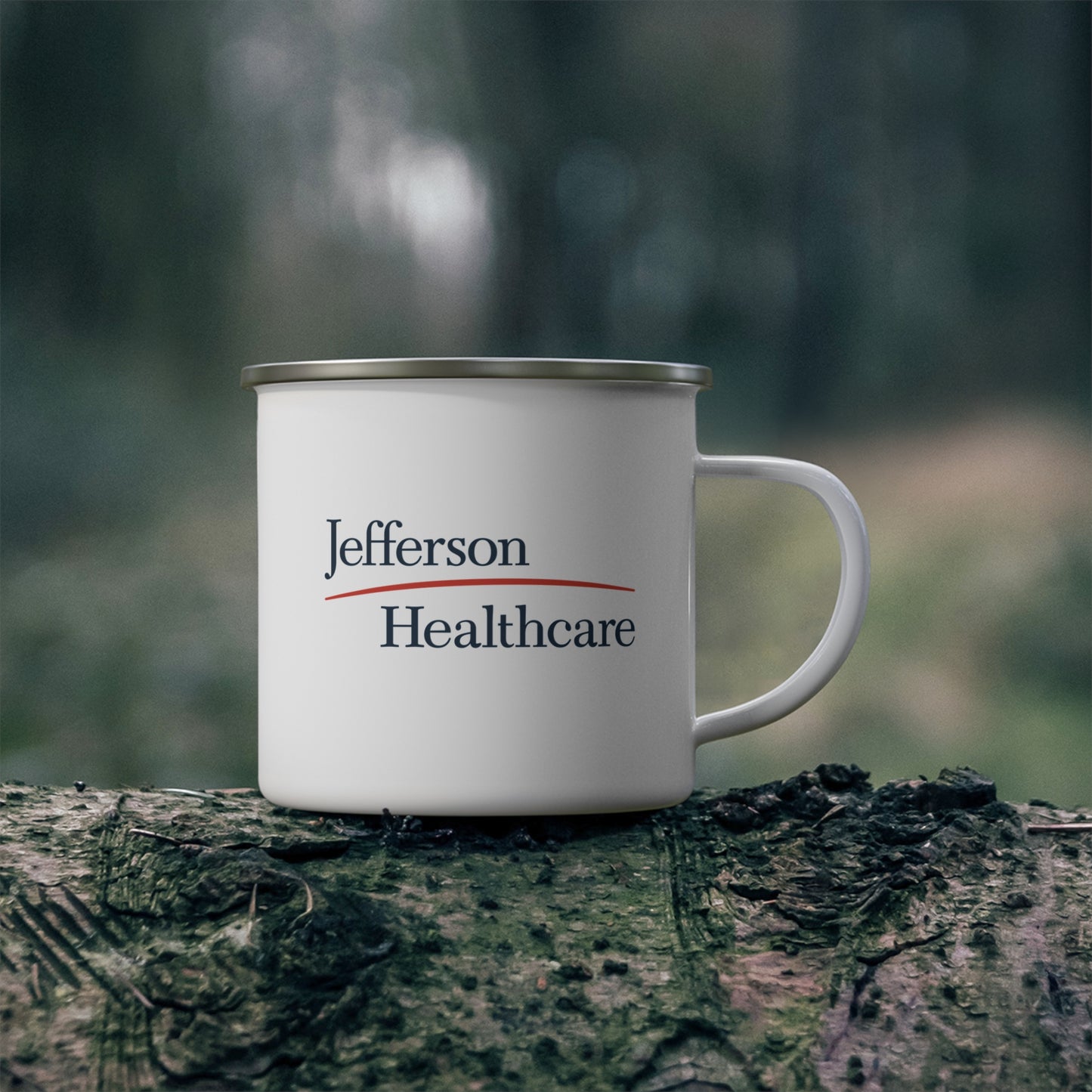 Jefferson Healthcare Enamel Camping Mug