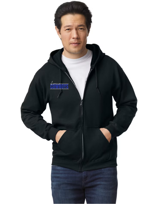 Cowboys 50/50 Full-Zip Hoodie - Unisex