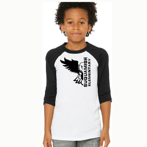 Suquamish Baseball T  - Eagle Logo - Youth