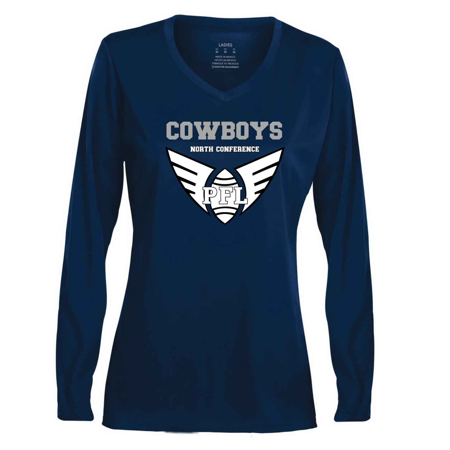 PFL Womens V Neck Team Shirt - North Conference