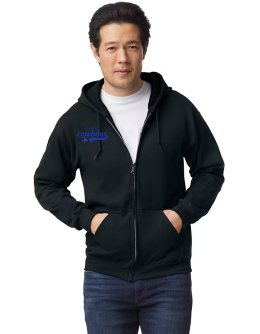 Cowboys Swish 50/50 Full-Zip Hoodie - Unisex