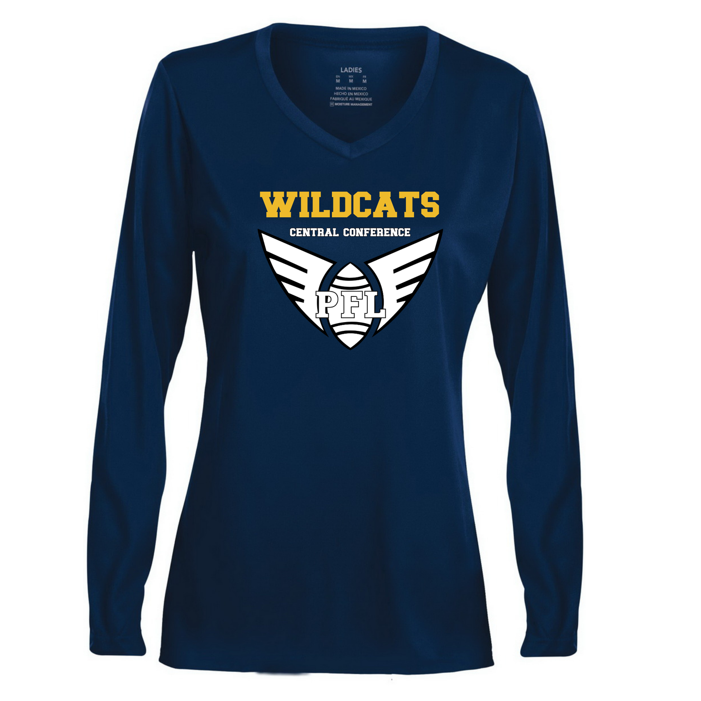 PFL Womens V Neck Team Shirt - Central Conference