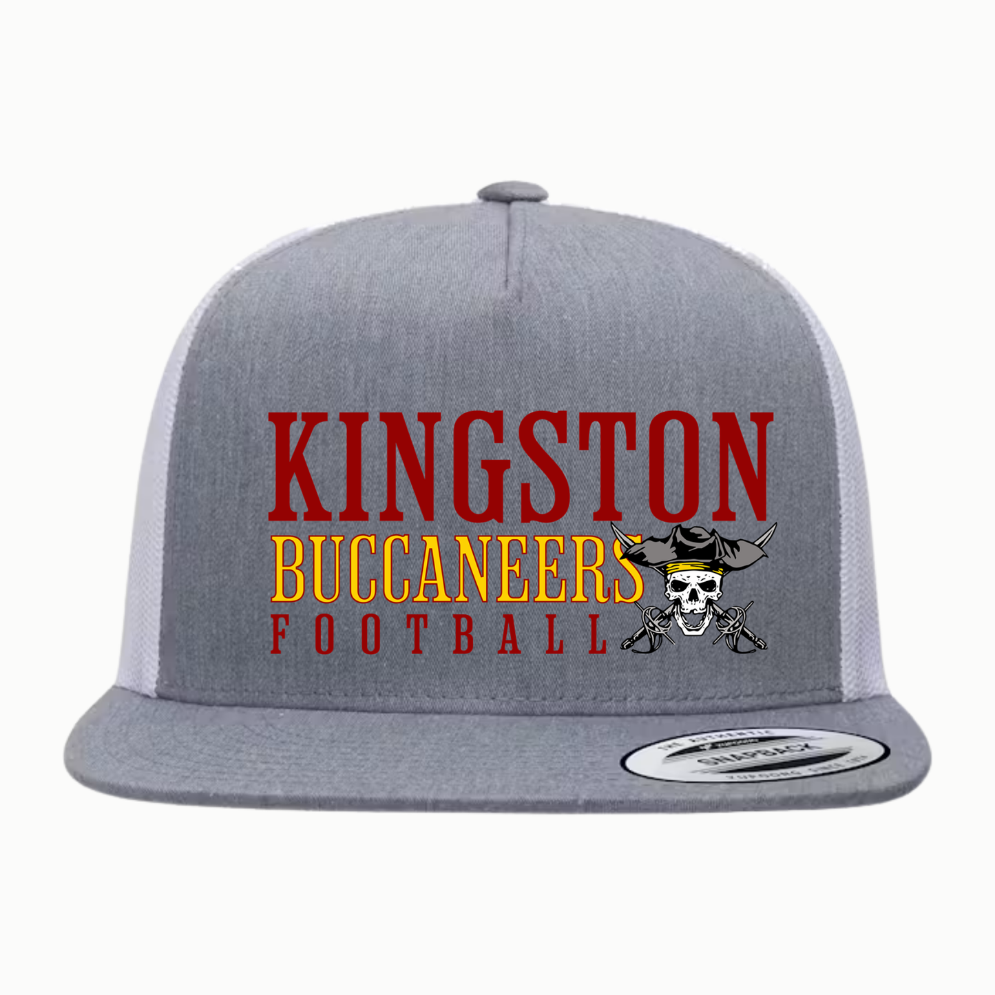 Kingston Bucs Football - Flat Bill trucker hat