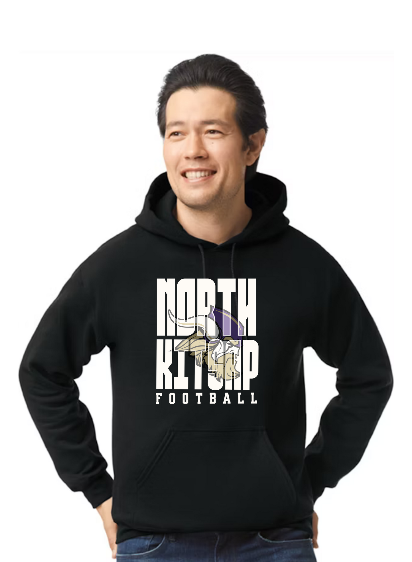 Viking Shadow Football Hoodie