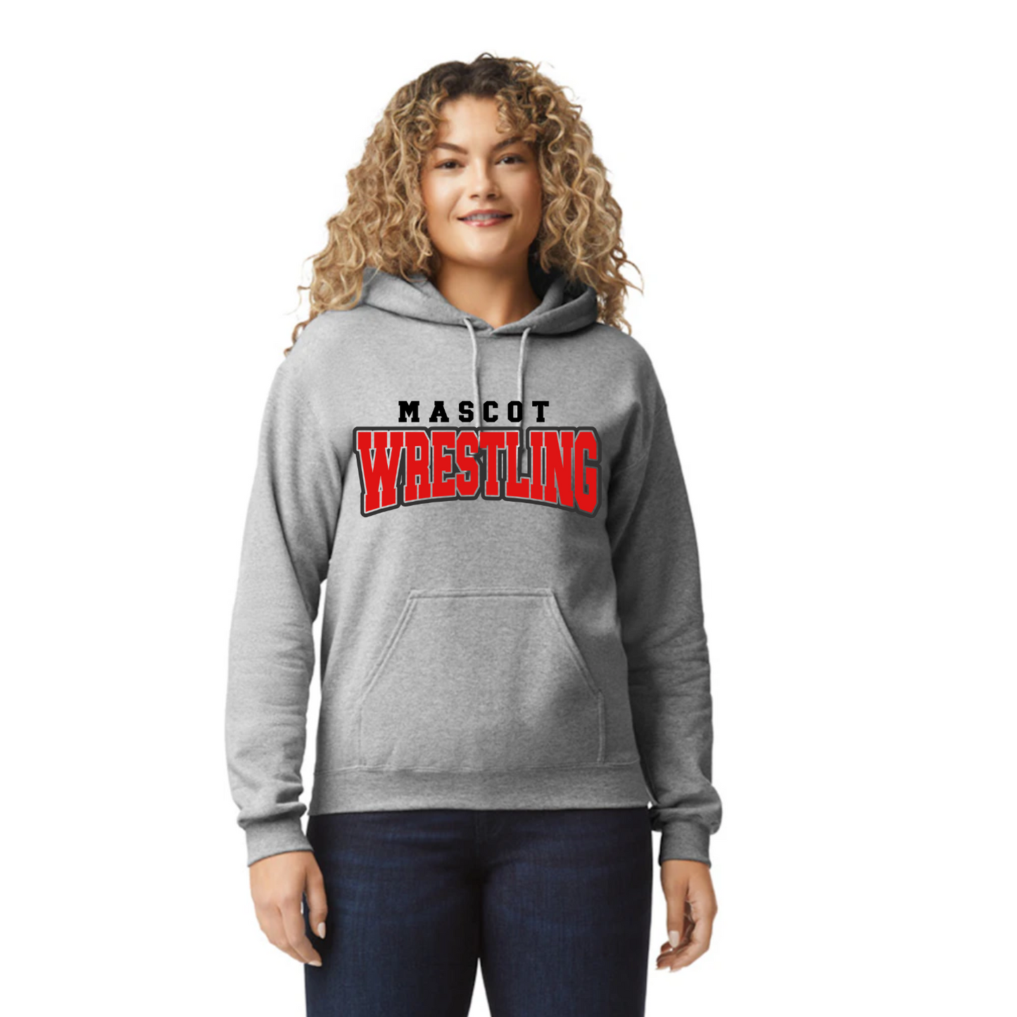 Custom Mascot Wrestling Hoodie