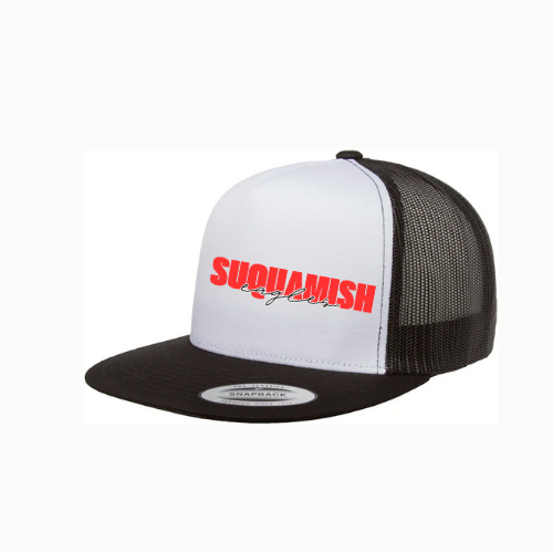 Suquamish Logo - Flat Bill trucker