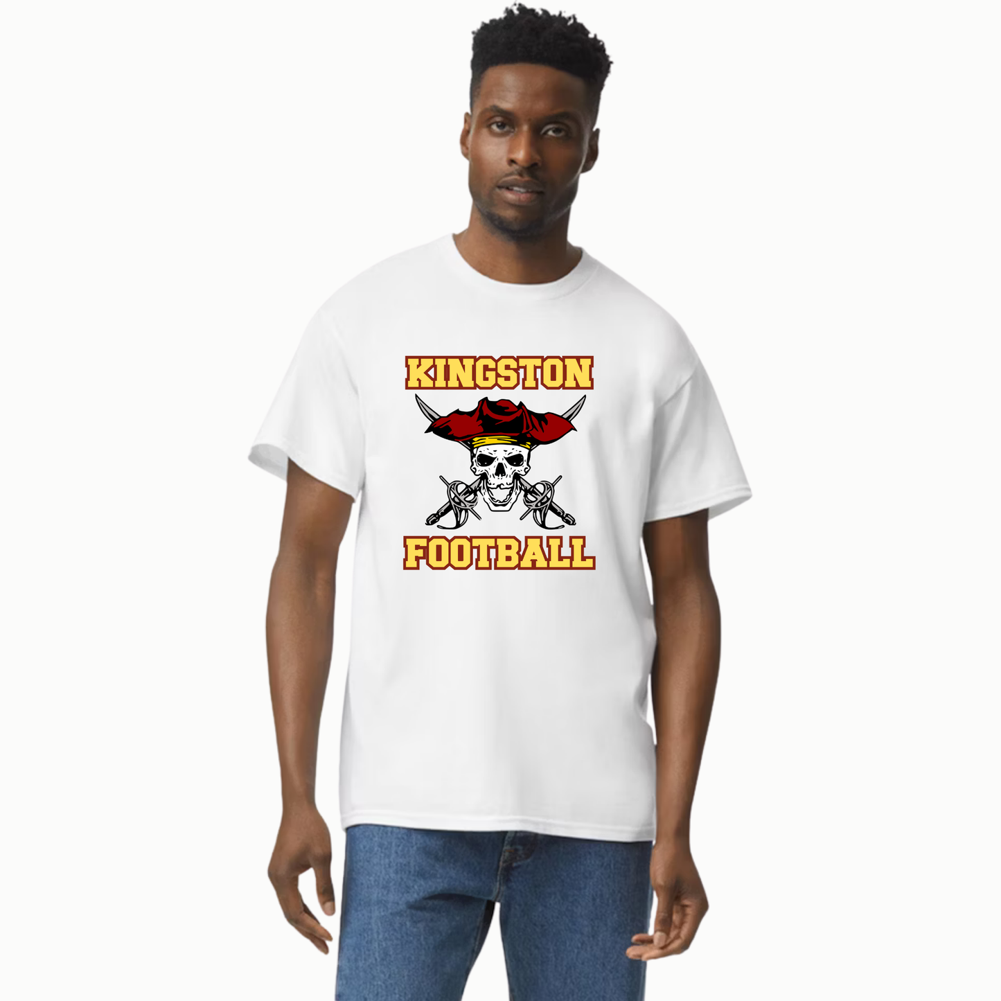 Kingston Football - Heavy Cotton Tshirt - Unisex