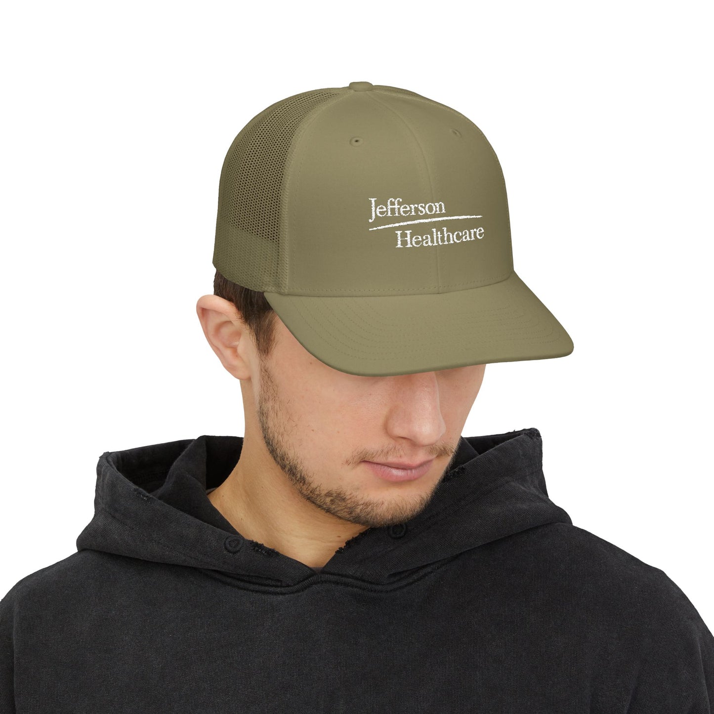 Embroidered Snapback Trucker Cap