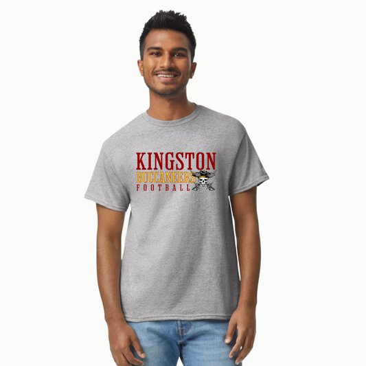 Kingston Bucs Football - Heavy Cotton Tshirt - Unisex