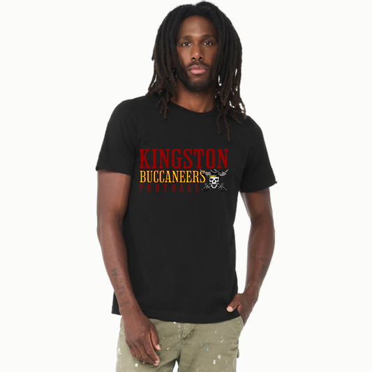 Kingston Bucs Football - Heavy Cotton Tshirt - Unisex
