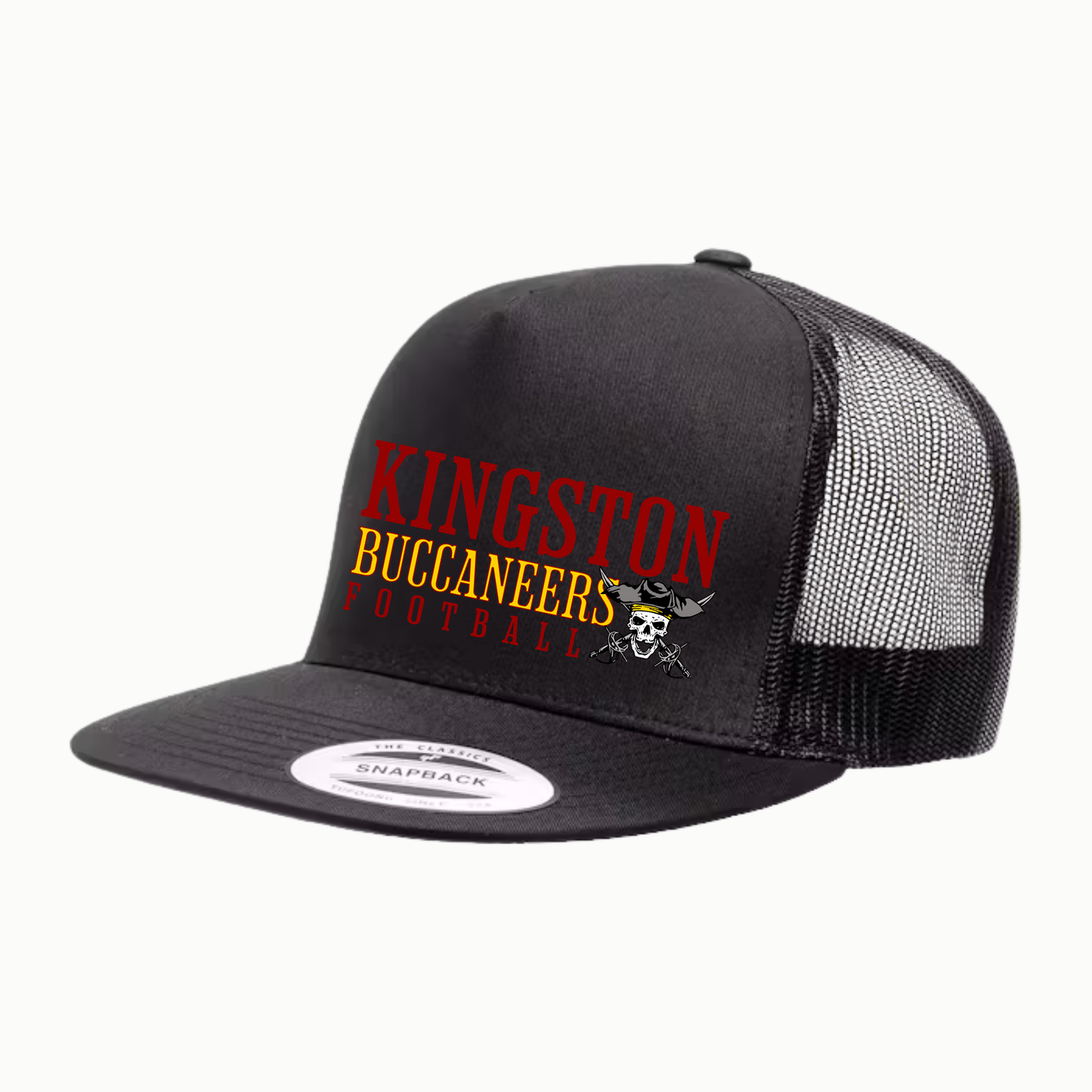 Kingston Bucs Football - Flat Bill trucker hat
