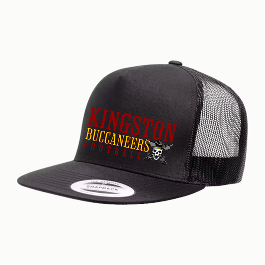 Kingston Bucs Football - Flat Bill trucker hat