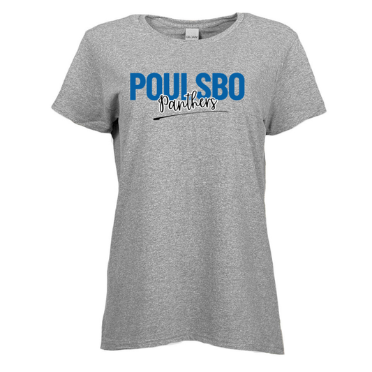 Poulsbo Panther - Softstyle Womens tshirt