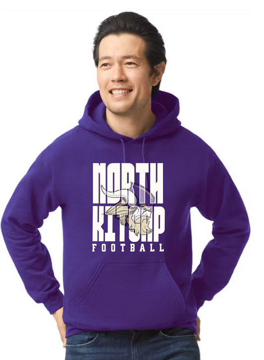 Viking Shadow Football Hoodie