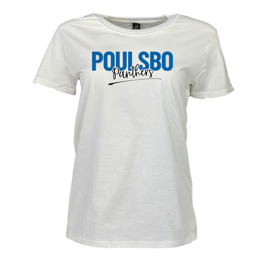 Poulsbo Panther - Softstyle Womens tshirt