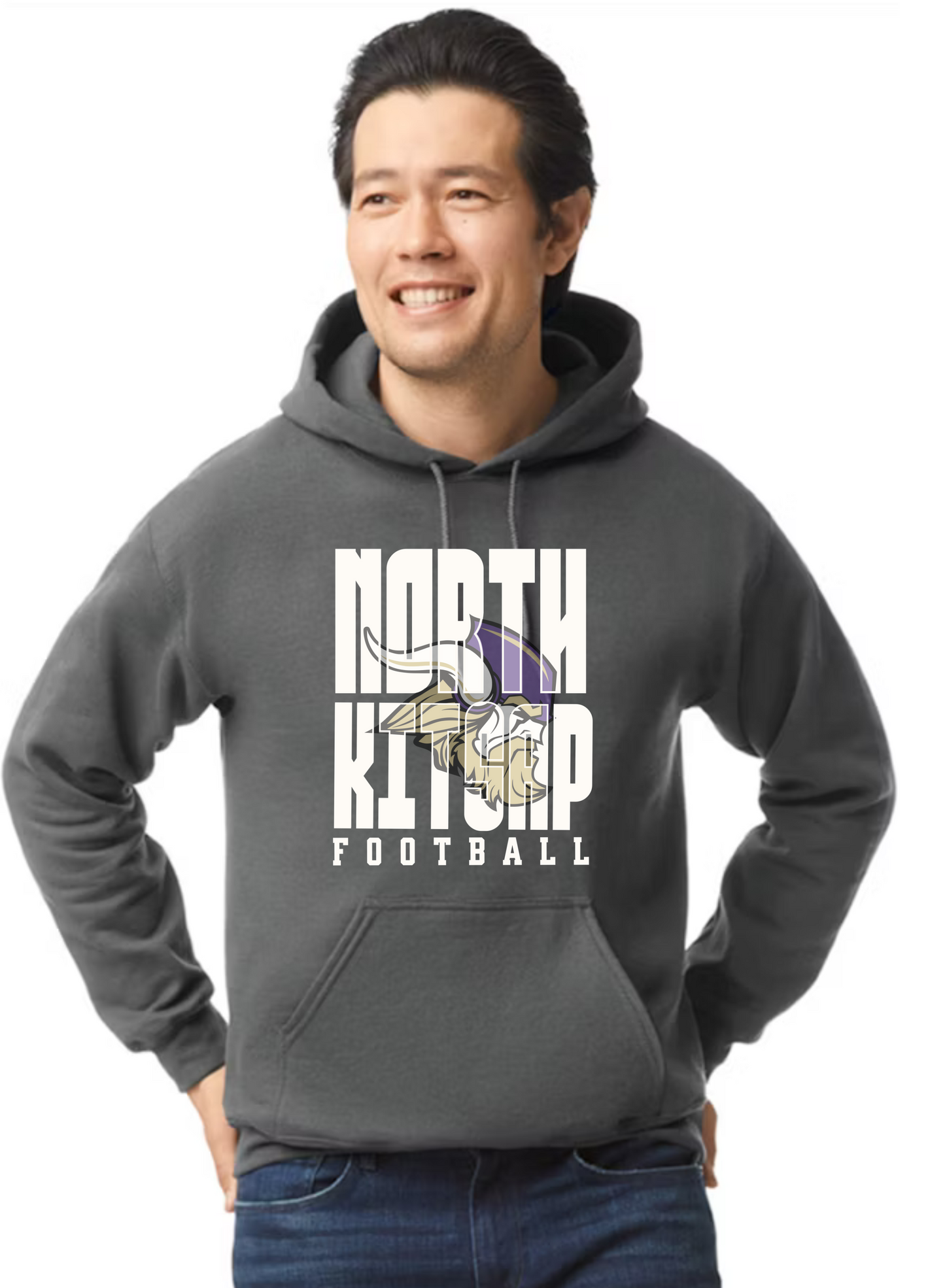 Viking Shadow Football Hoodie