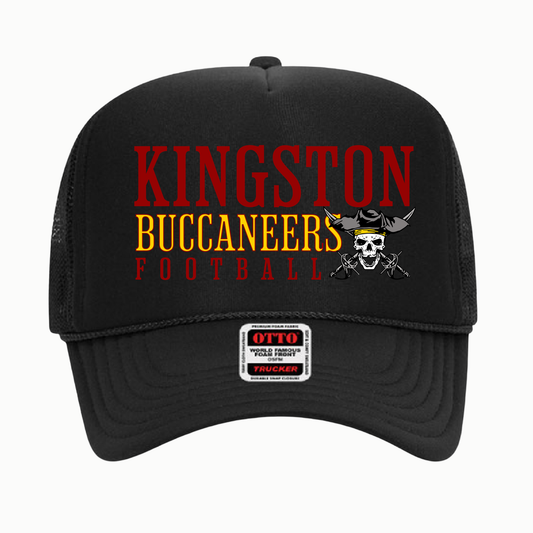 Kingston Football Foam Hat - Black - Youth & Adult