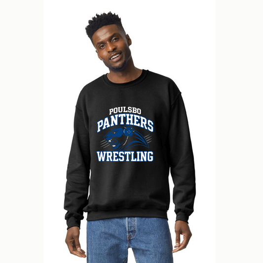 Panther Wrestling crewneck