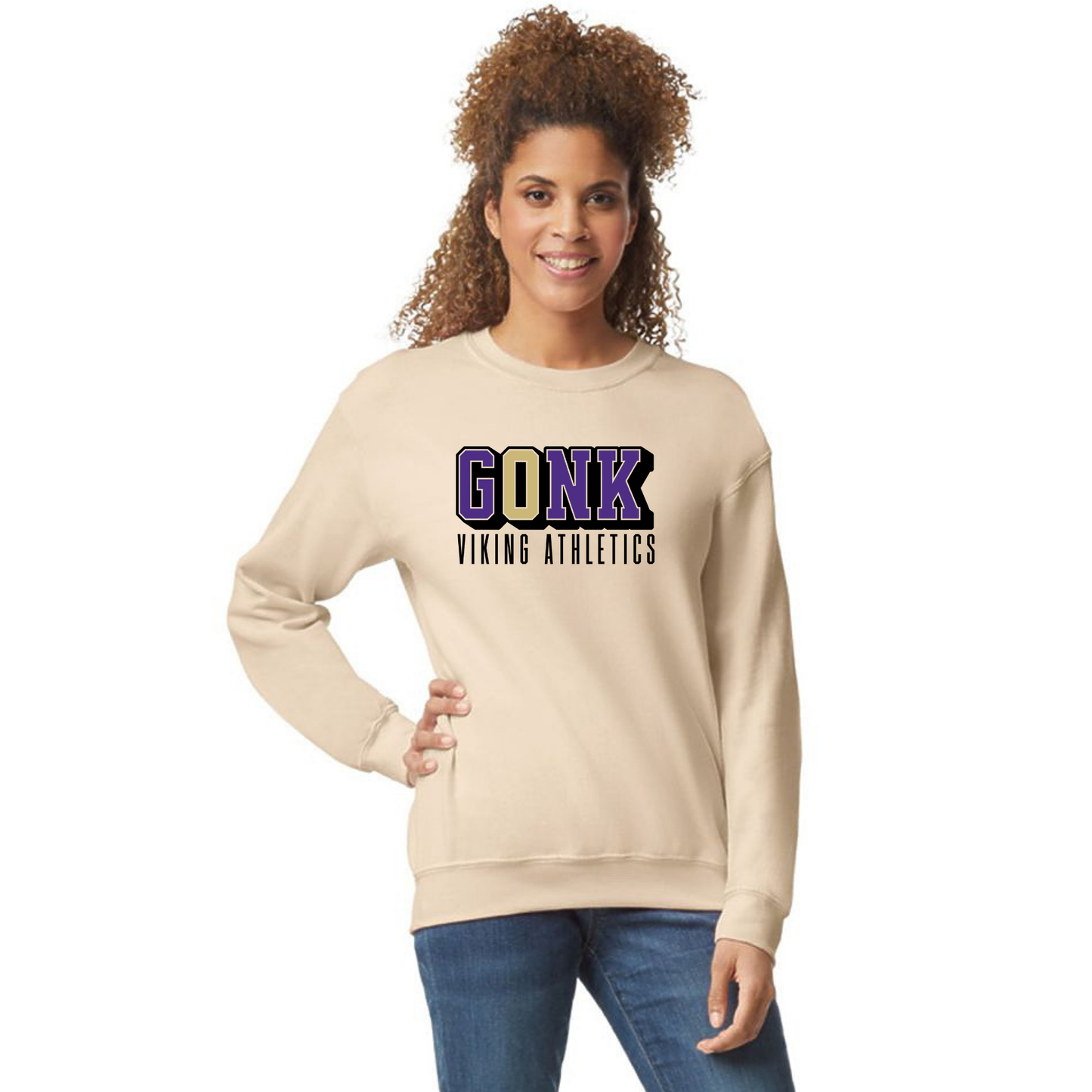 GoNK Athletic Crewneck  Sweatshirt - Unisex