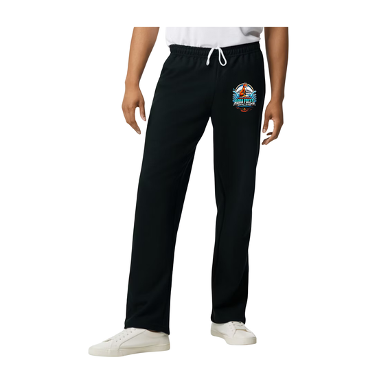 Aqua Fox Open Leg sweats - Unisex