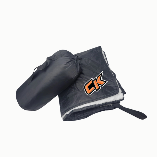 *NEW* CK Logo - Waterproof Sherpa Blanket - Black
