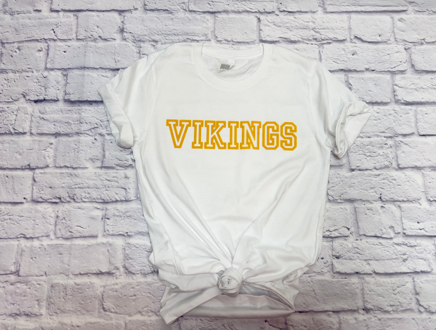 Athletic Yellow Puff Print - Vikings