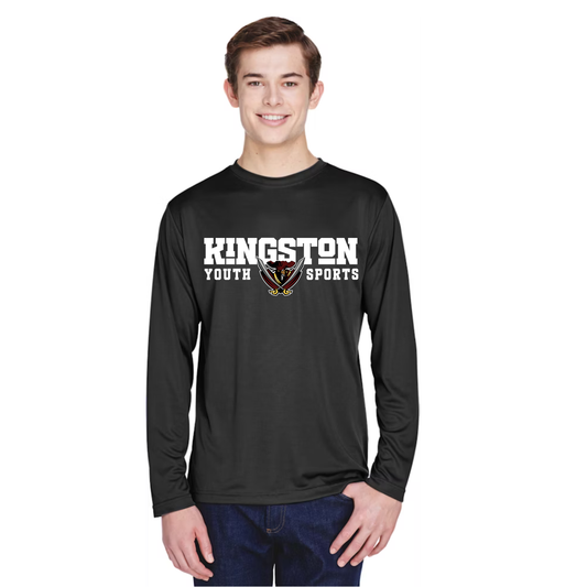 *NEW* Kingston Banner Logo - Athletic Long Sleeve - Adult