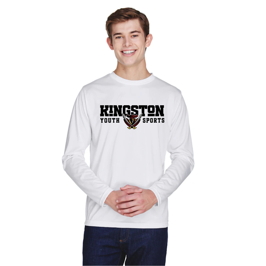 *NEW* Kingston Banner Logo - Athletic Long Sleeve - Adult