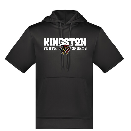 *NEW* Kingston Banner Logo - Short Sleeve Performance Hoodie