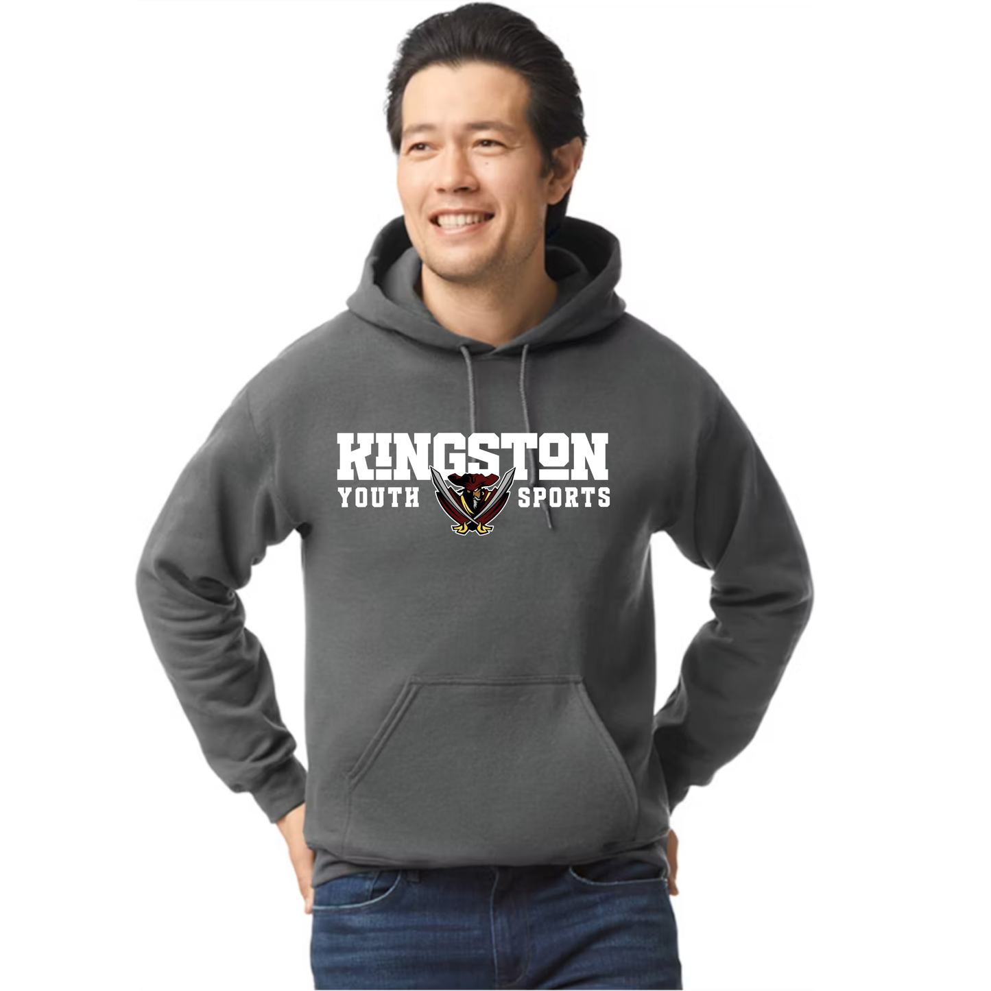 *NEW* Kingston Banner Hoodie - Adult unisex - Add a Sport down the sleeve!!