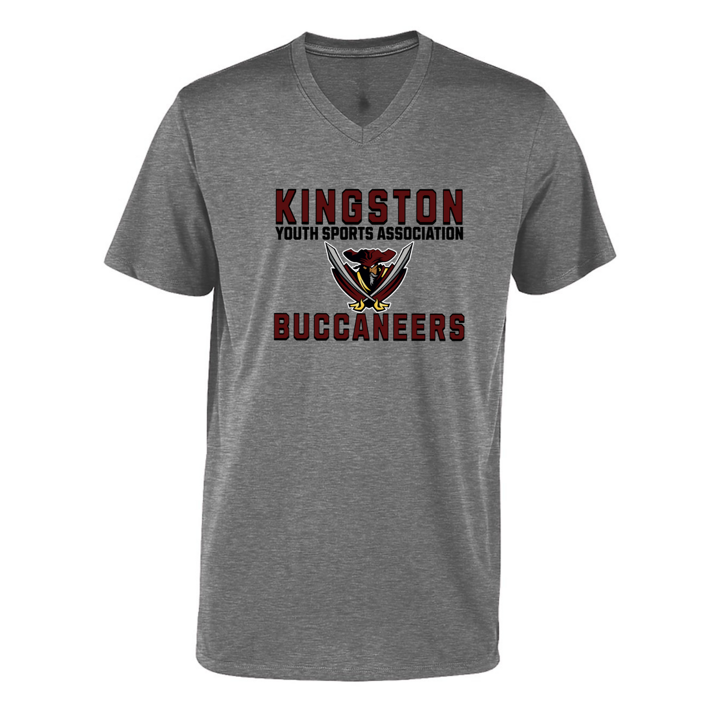 Kingston Essential T-shirt - Unisex V neck - (you choose your sport!)