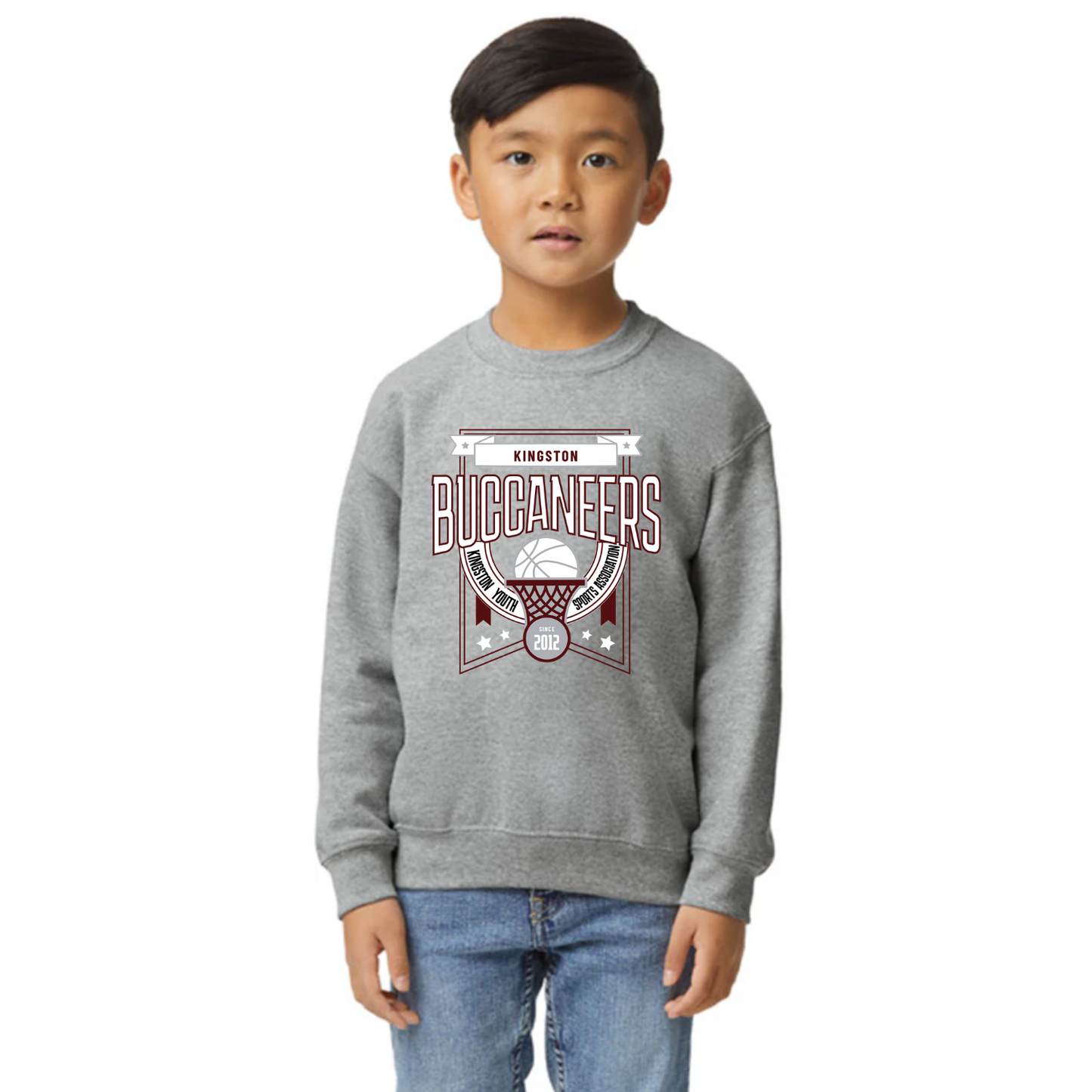 Kingston Basketball Crewneck - Youth