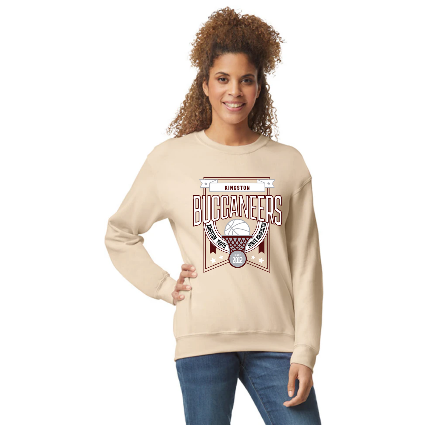 Kingston Basketball Crewneck (unisex)